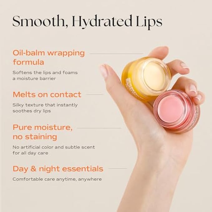 Petitfee SLEEPING LIP MASK SEA BUCKTHORN OIL 0.53 OZ. | DAY & NIGHT LIP BALM, OVERNIGHT LIP MASK, LIP TREATMENT FOR DRY & CRACK LIPS, DEEP MOISTURIZING WITH VITAMIN E, SHEA BUTTER, 6 PHYTO OIL COMPLEX - Image 4